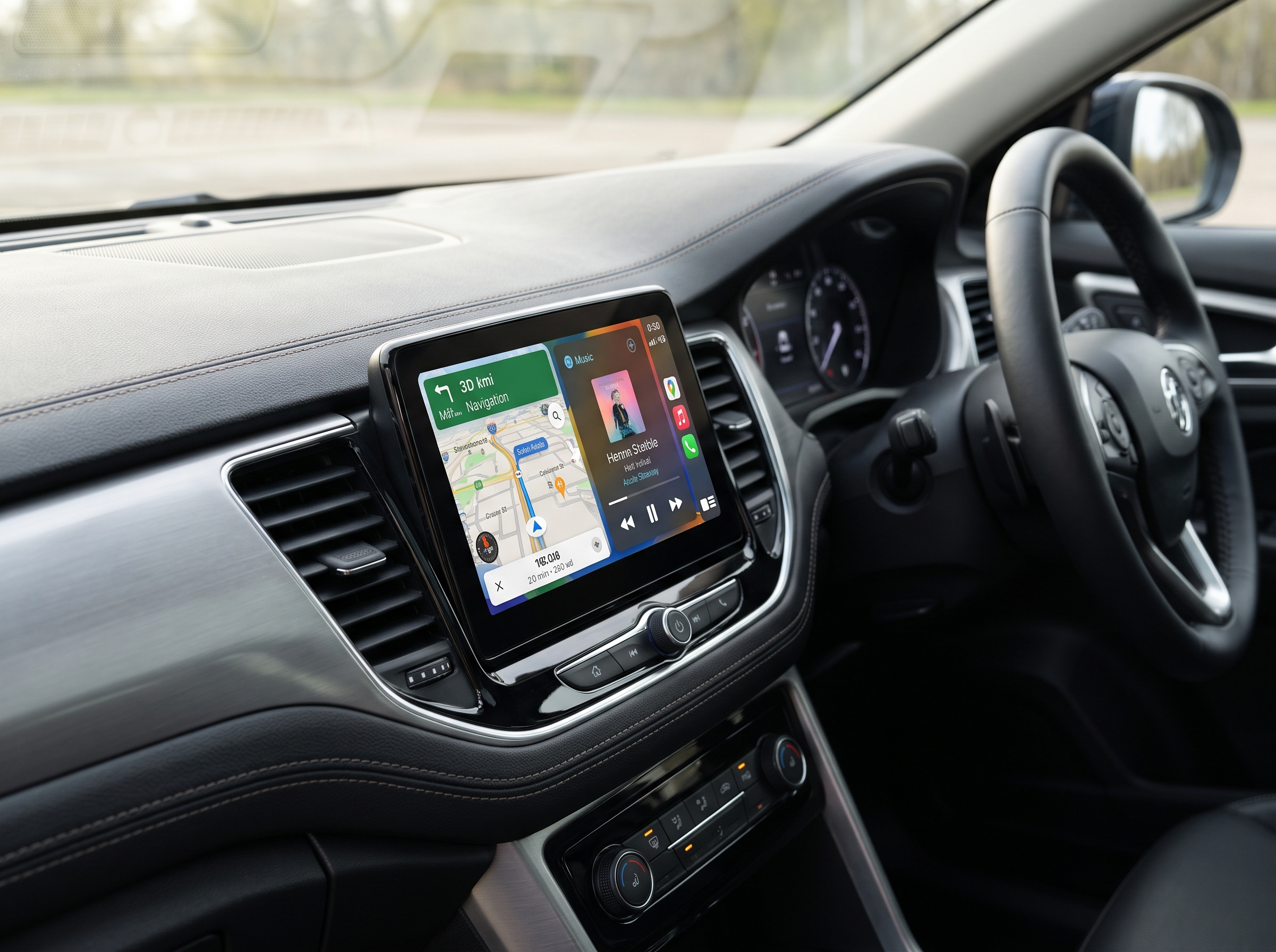 Central Multimídia CarPlay